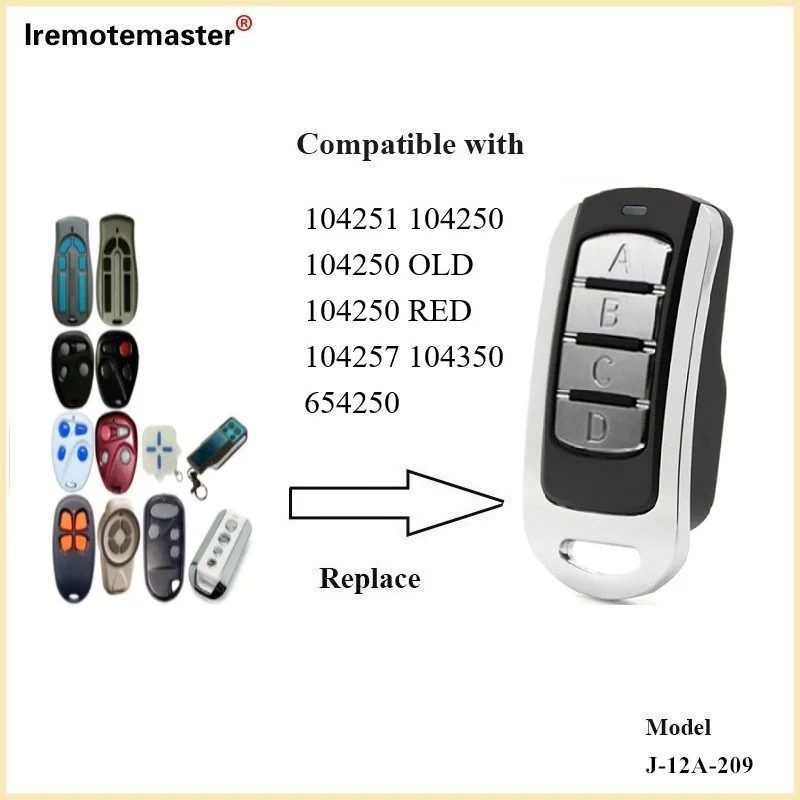 ل AVIDSEN 104251 104350 114235 104250 104257 104350 AVIDSEN 114253 التحكم عن بعد باب المرآب الأمر بوابة فتاحة #1