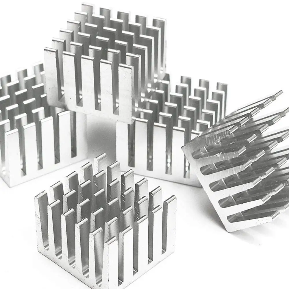 100Pcs YOUNUON 20x20x15mm Aluminum Extruded Cooler Aluminum Heatsink 20mm x 15mm FOR IC PC CPU High Power LED