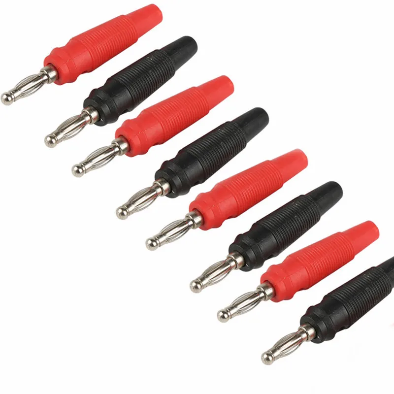 

5/10PCS 4mm Audio Speaker Screw Banana Gold Plated Plugs SoundBox Socket Solderless Plug Electronic Cable Terminals Connectors