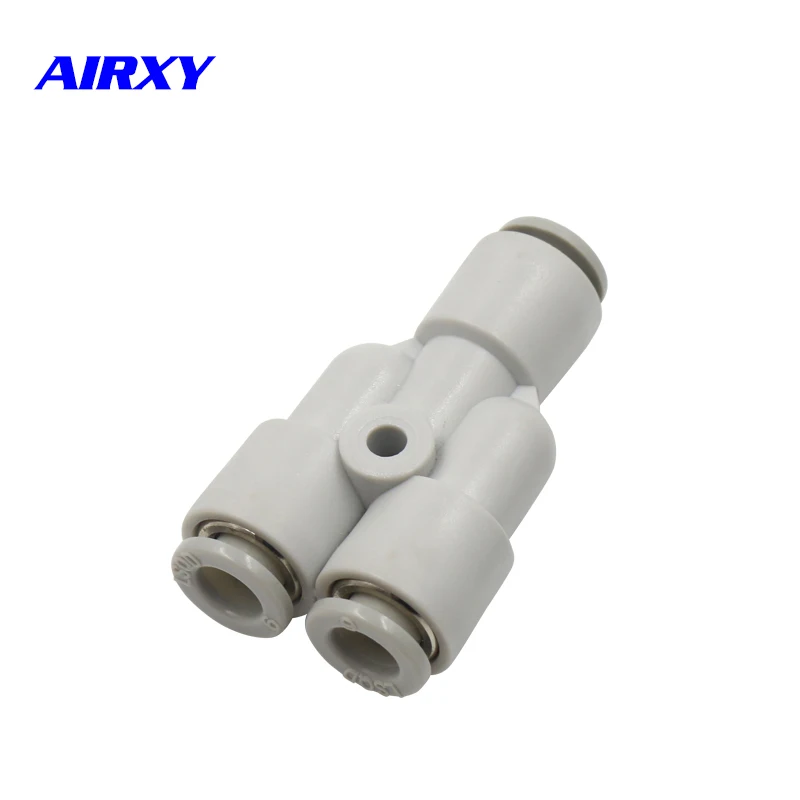 10pcs PY pneumatic fittings 3 Way Y shaped Tee push in pneumatic air fitting PY4 PY6 PY8 PY10 PY12