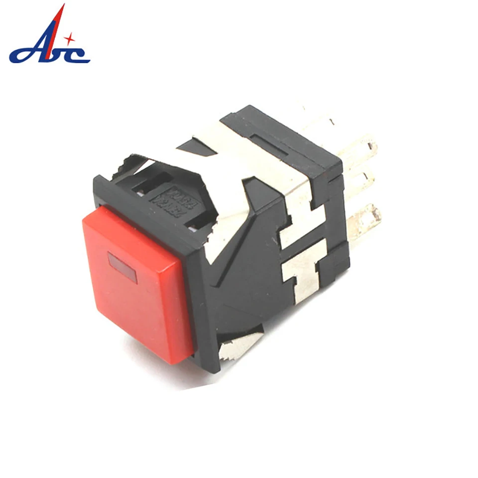 NS193 IP40 KD2-22 Momentary ON-(ON) square LED illuminated small square push button switch