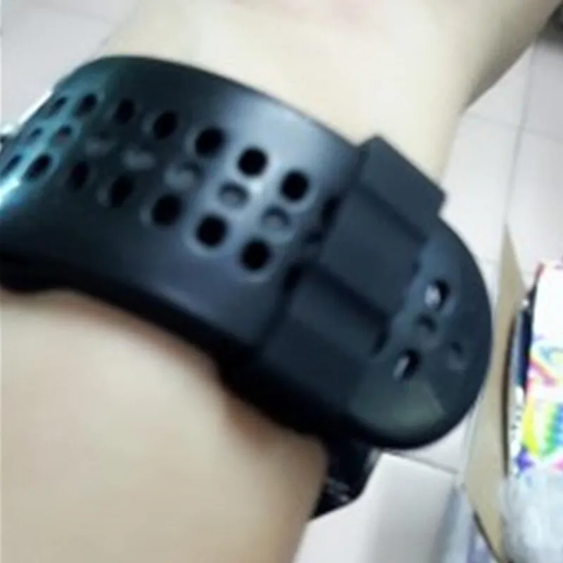ل Garmin forerunner 225 ساعة مع شريط مطاطي هلام السيليكا الأسود مشبك ثابت