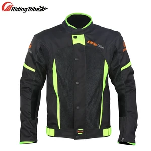 Sommerstil Motorradjacke Motorrad Reiten Reflektierende Jacke mit 5 PCs Schutzkissen und Proof-Auskleidung Dwater Proof Water Man Frau JK-37 8 Hauptverkaufsmotor -Motor Casaca - №7