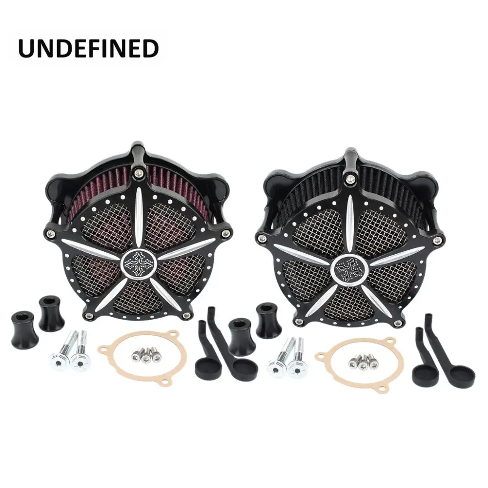 

Air Filter CNC Black Air Cleaner Intake Filter For Harley Touring Road King Street Electra Road Glide FLH Sofatil Fat Boy FXST