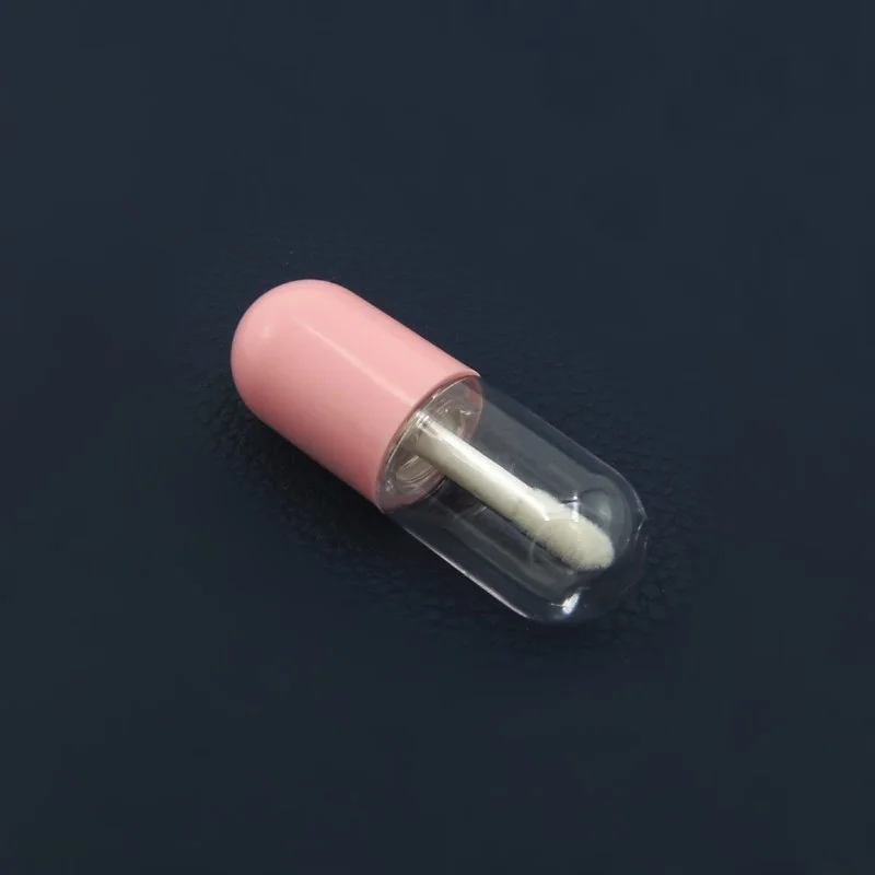 

Mini Empty Lip Gloss Tubes Pink Blue Capsule Shaped Cosmetic Containers 3ml Lipgloss Tubes Wholesales 50pcs 100pcs