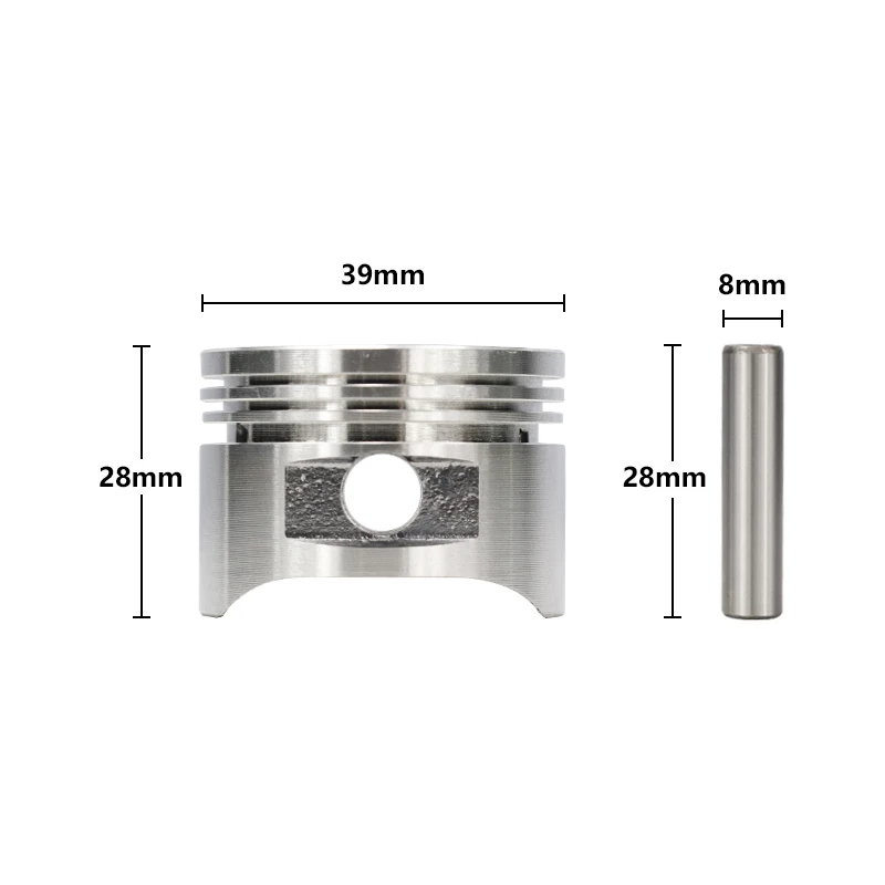 Piston Ring Pin Kit 39mm 40mm For Honda GX35 GX31 GX35NT HHT35S UMK35 140F Engine Motor Rebuild Replace Part 13101-Z0Z-000