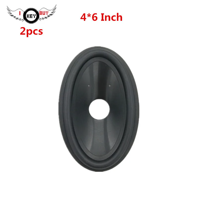 Appearance details4pcs/2pcs 4 *6 Inch Oval Speaker Cone 146mm*95mm 22mm Core Height 18 mm With Rubber Edge Woofer Plastic Cones