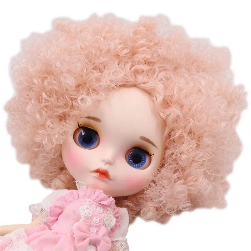 ICY DBS blythe Doll No.BL2352 capelli rosa pallido labbra intagliate viso personalizzato opaco corpo articolato 1/6 bjd ob24 anime girl