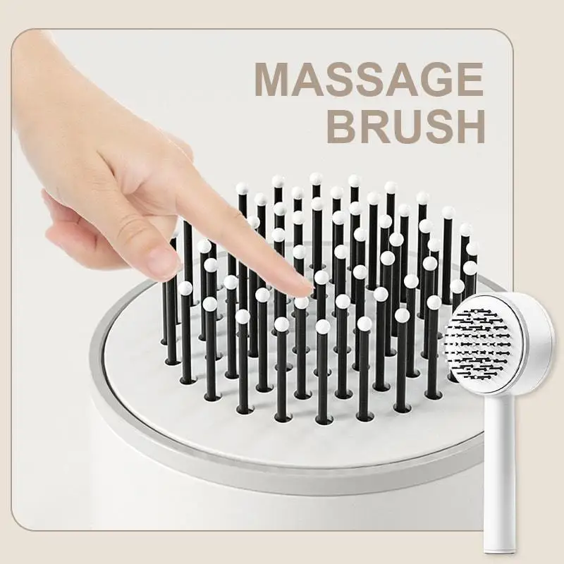 3D Air Cushion แปรงนวดป้องกันไฟฟ้าสถิตย์หนังศีรษะ Air Cushion หวีนวดแบบพกพาหวีผมสำหรับสตรีผมยาว Dropshipping