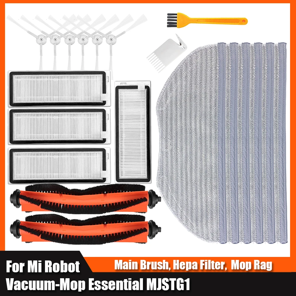 

Main Brush Hepa Filter Mop Rag Cloth For Xiaomi MJSTG1 Side Brush Essential Spare Parts For Xiaomi Mijia G1 Cleaner Accessories