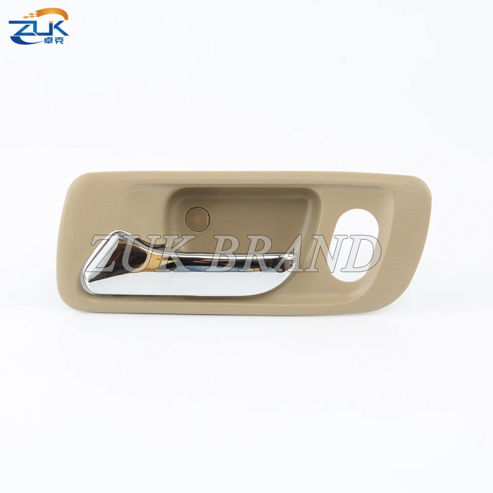 ZUK Car-Styling Chroming Beige Car Interior Door Handle For HONDA ACCORD 1998 1999 2000 2001 2002 CG1 CG5 CF9 Inner Door Handle