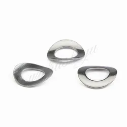 20pcs m1.6 m2 m3 m4 m5 m6 m8 m10 DIN137A Stainless Steel 304 Silver Wave Spring Washer Gasket Ring m1.6 m2 m3 m4 m5 m6 m8 m10