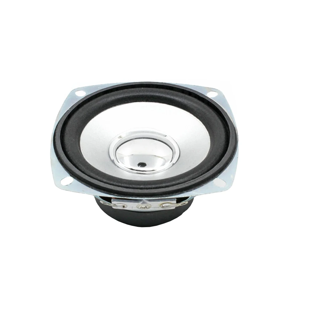 Tenghong-Quadrado Portátil Audio Sound Speaker Unit, gama completa alto-falantes, alto-falantes Home Theater, DIY, 3 polegadas, 4Ohm, 10W, 2pcs