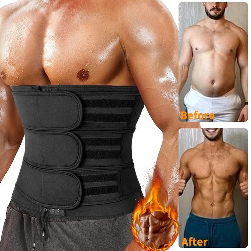 Men Waist Trainer Body Shapers Abdomen Slimming Belt Modeling Strap Sheath Weight Loss Belly Shapewear Workout Trimmer Corset