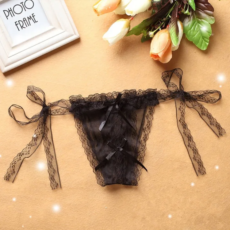 7color Gift beautiful lace leaves Women\'s Sexy lingerie Thongs G-string Underwear Panties Briefs Ladies T-back 1pcs/Lot  LE2017