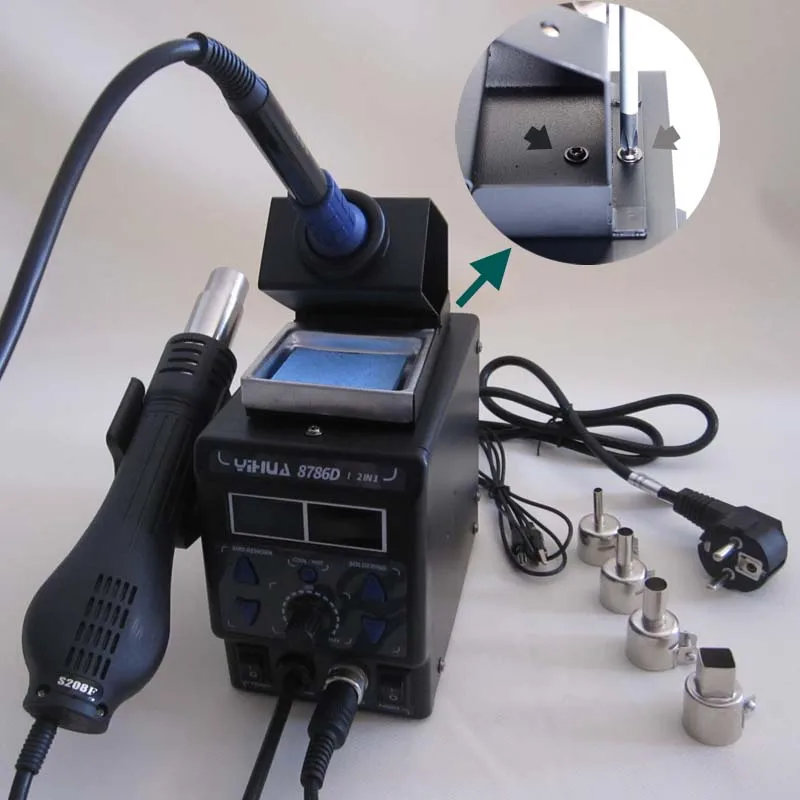 Yihua 8786D-I 700W 2 in 1 Anti-static Rework and Soldering Station