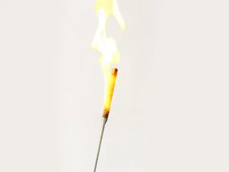 Flaming Torch(Cotton /Cord Touch）and Ignition Cap For Flaming Torch to Cane Magic Tricks Magician Stage Illusions Gimmick Props