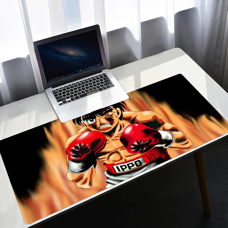 Anime Hajime no ippo Mouse Pad Gamer Girl Desk Mat XL Office Computer Accessories Table Pads Gaming Keyboard Mousepad 900x400