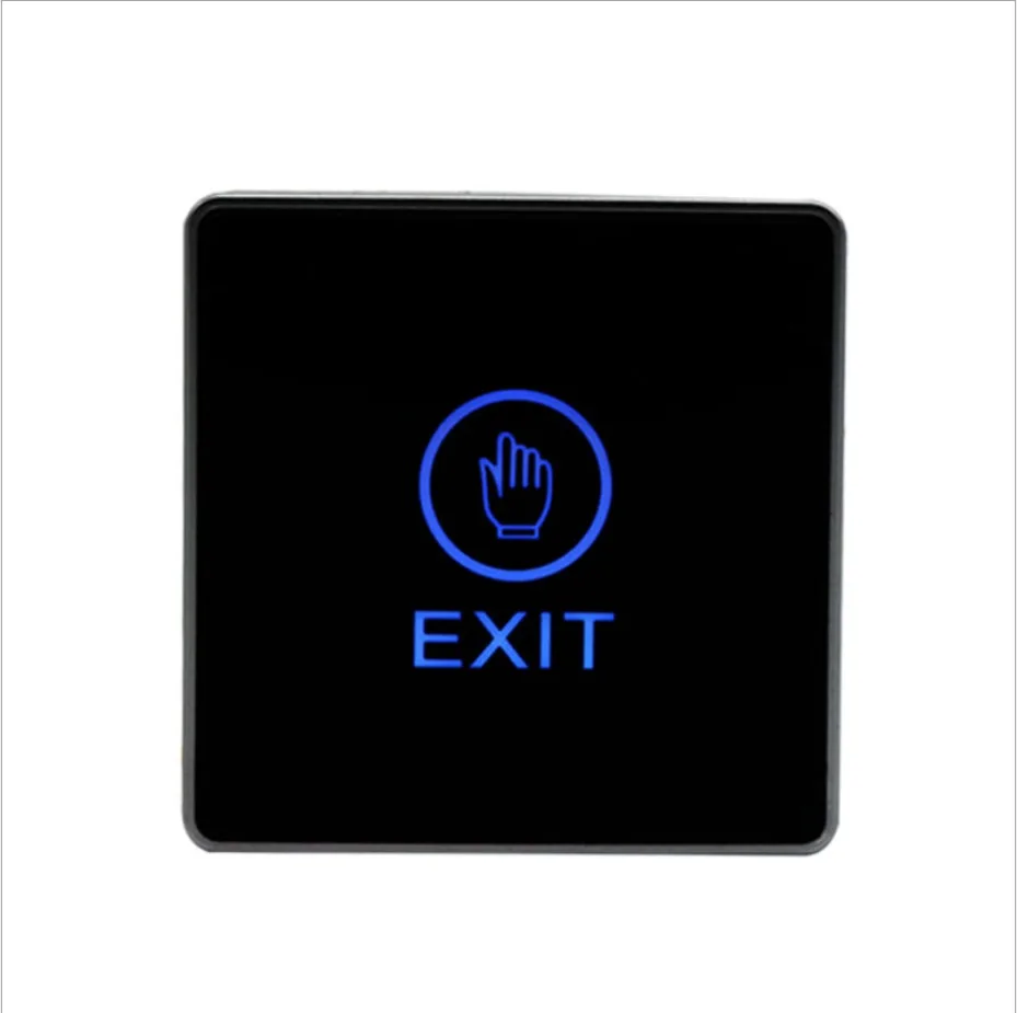 Waterproof touch access control door open button, exit button