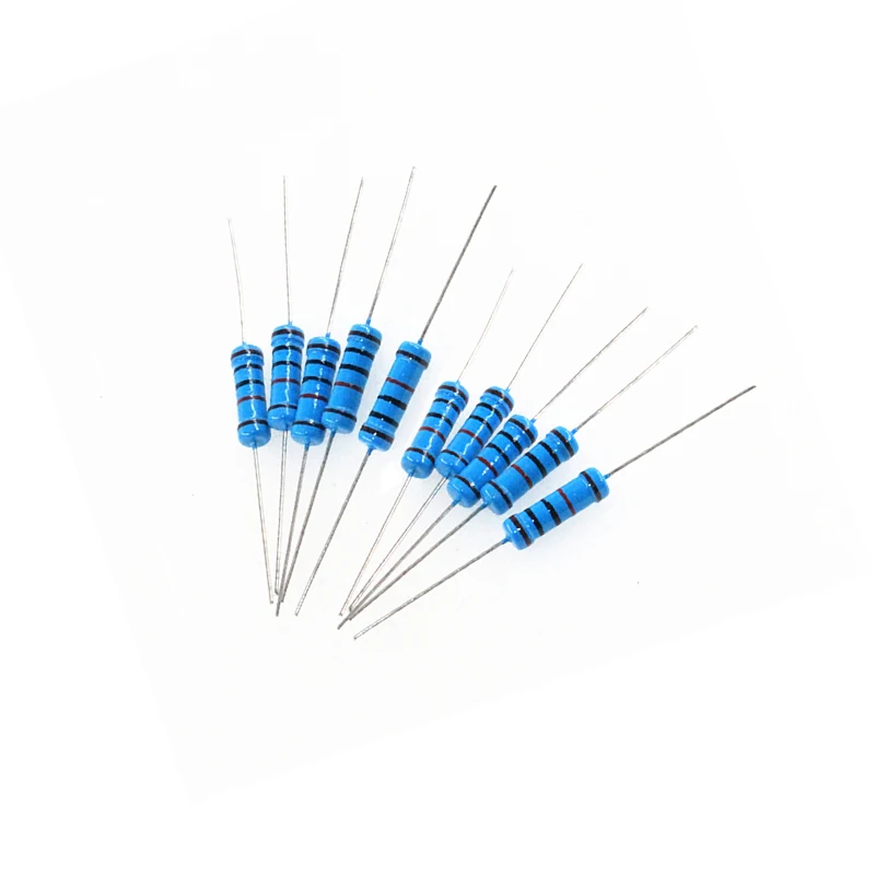 20PCS/LOT 2W 1R-1M 1% 2W Metal Film Resistor 22R 47R 100R 220R 470R 1K 8.2K 68K 33R 36R 39R 43K 470K 82R 10K 22K 100K 220K ohm