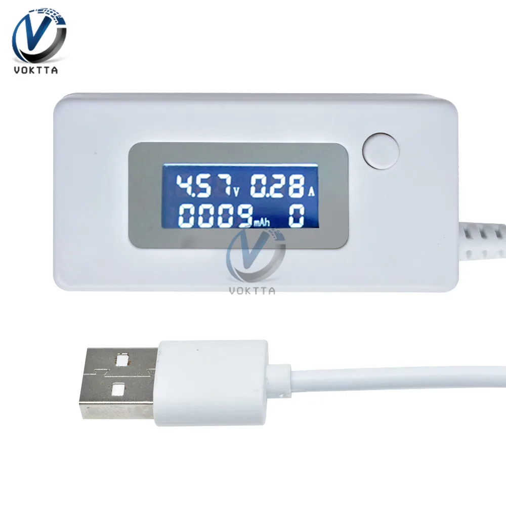 LCD Screen USB Tester Doctor Voltage Current Meter Mobile Power Bank Charger Detector Digital Display USB Meter Dropshipping OEM