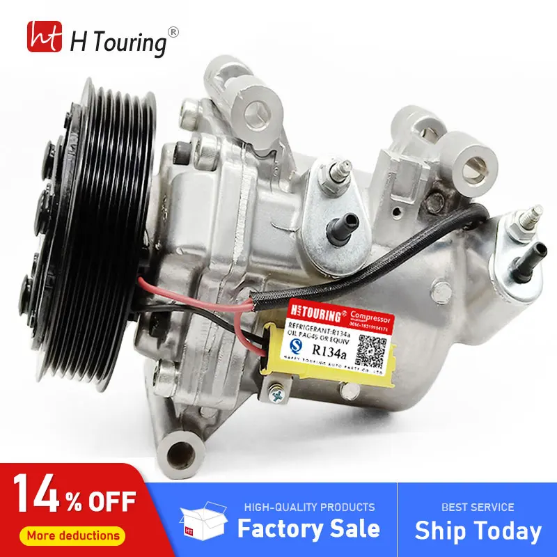 AC compressor for citroen C-Elysee 2012 2013 2014 2015 For Peugeot 301 1.6L 9806599380 JSR11T602078 9676011680 3966364