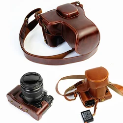 New Deluxe Version Camera Bag PU Leather Case For Fujifilm XT10 XT20 XT-20 XT30 XT-30 Direct Charge Cover+Battery Bottom Open