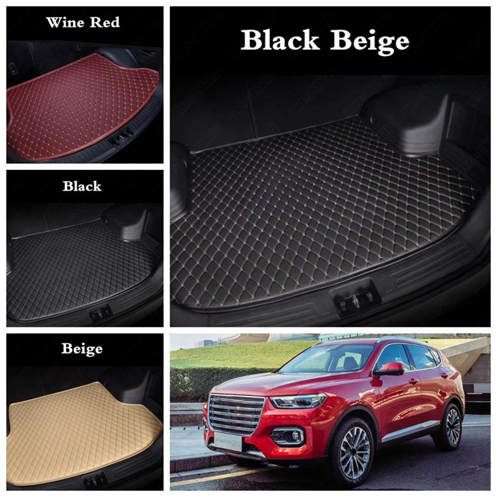 

Custom Car Cargo Trunk Liners for Haval H1 H2 H3 H4 H6 H7 H5 H8 H9 M6 H2S H6coupe F7 F7X Waterproof Auto Cargo Boot Floor Mats