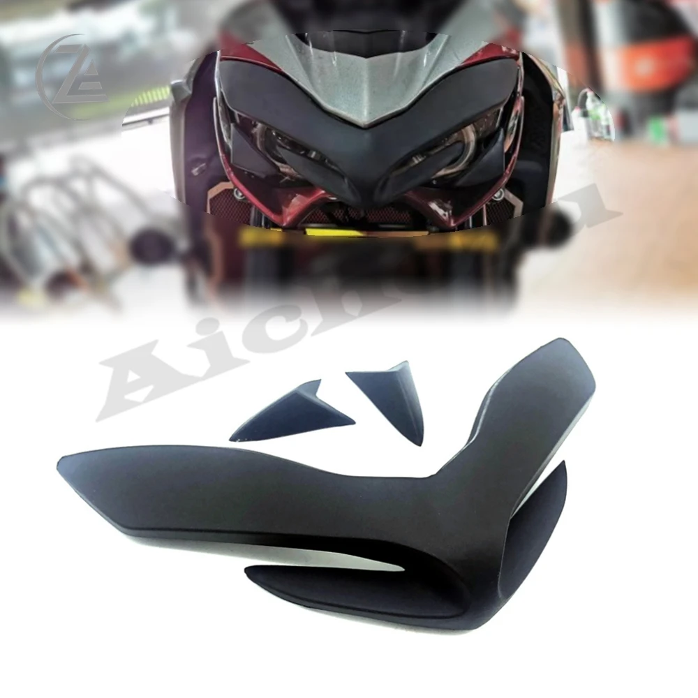 

ACZ Front Headlight Headlamp Upper Cover Beak Nose Cone Extension Top Guard For KAWASAKI Z 900 Z900 ZR900 2017 2018 2019 2020