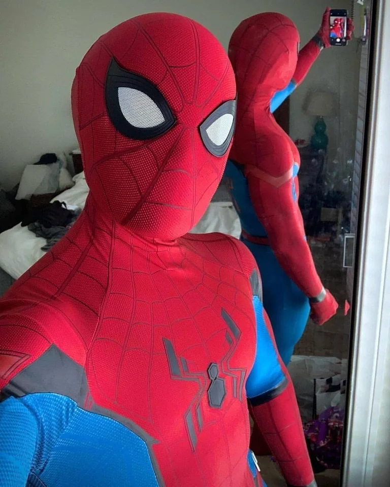キャンパススパイダーマンコスプレ衣装ホームカミングスーツ