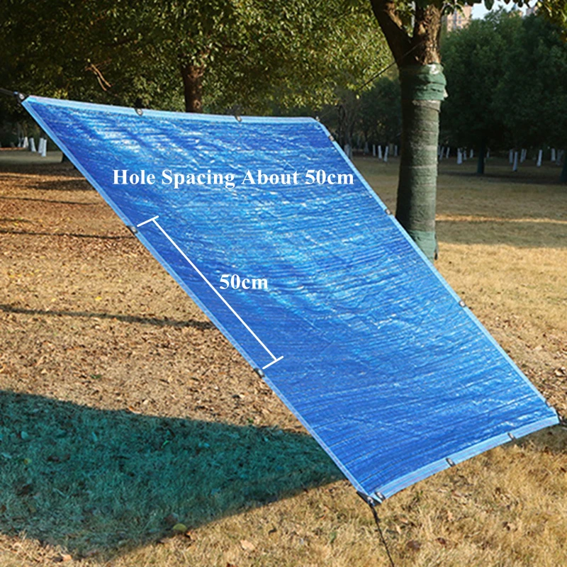 Anti-UV HDPE Blue Flat Needle Sunshade Net Greenhouse Succulent Plant Shading Net Outdoor Swimming Pool Sun Shade Cloth Awning