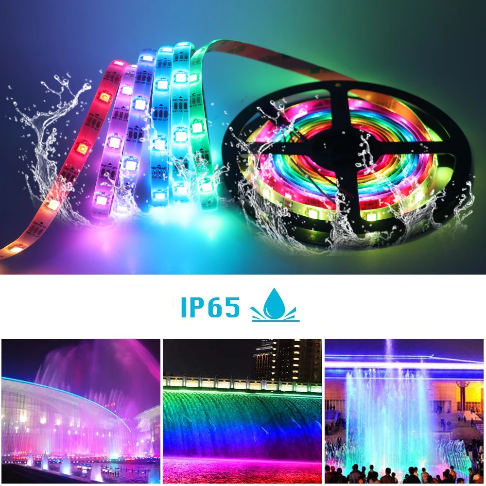 1m 5m SK6812 RGBW RGB WW WWA 4 in 1 LED Strip 30/60/96/144LED Pixel light strip Individual Addressable Ribbon Tape IP65/IP67