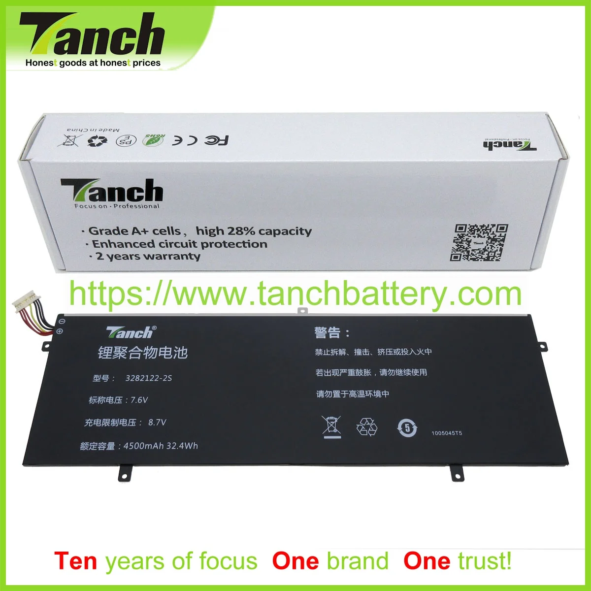 

Tanch Laptop Battery for JUMPER 3282122-2S 3382122-2S EZbook 3SE Xiaoma 31 LB10 3 Pro V4 3S MB10 7.6V 2cell