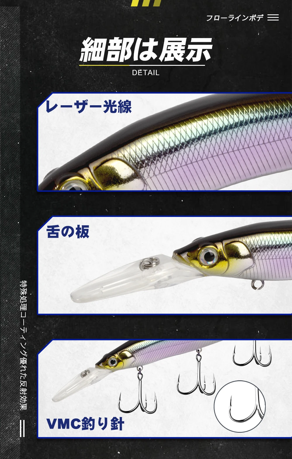 D1 Groundbait Wobblers 110mm16g Langsam schwimmender Minnow-Köder mit großer Lippe, weit werfender Jerkbait, künstlicher Köder für Barsch DT5001 – Detail 8