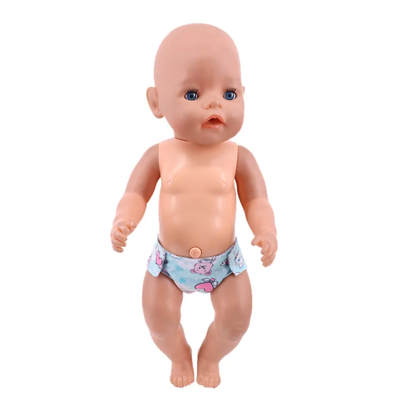 Reborn Doll Underwear pannolini mutandine accessori per neonato 43Cm, ragazza americana da 18 pollici, Halloween e regali di natale della ragazza