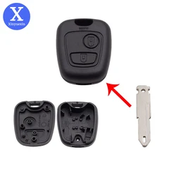 Xinyuexin Remote Car Key Fob for Citroen C1 C2 C3 C4 Saxo Picasso Xsara Picasso Peugeot 106 206 306 307 107 207 Key Ne73 Blade