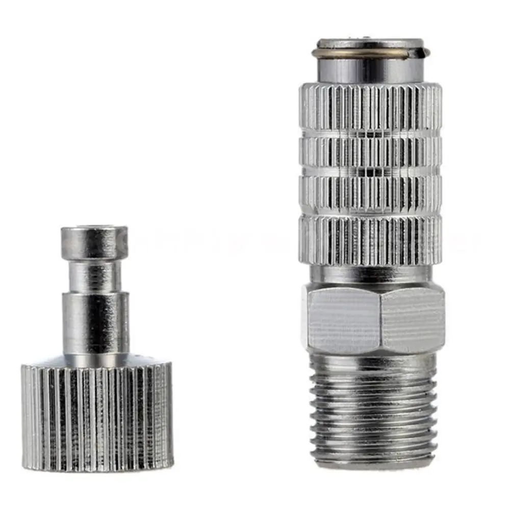 1 Pc 4cm Stainless Steel Airbrush Quick Release Adapter Coupling Connecter 1/8\