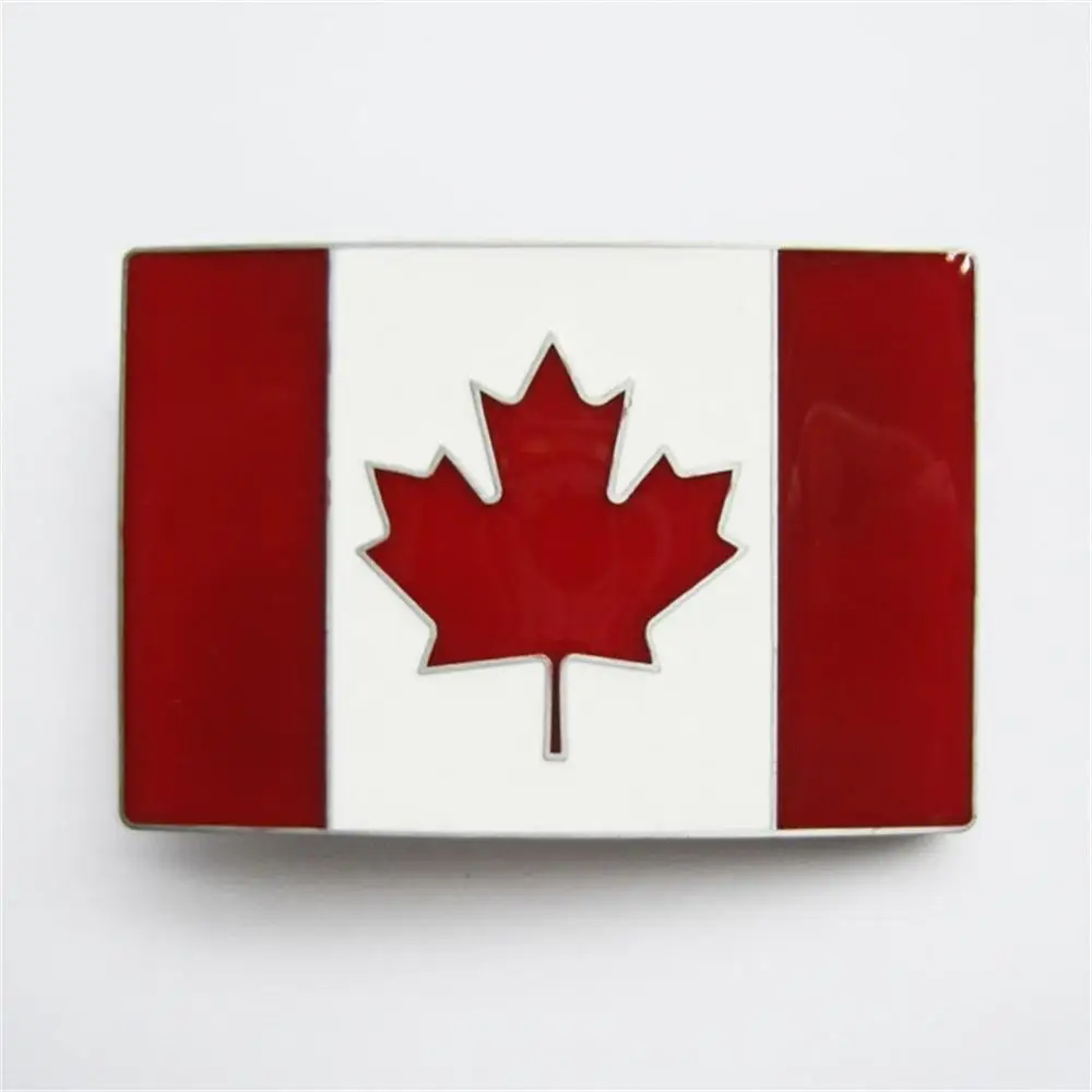 

New Enamel Leaf Canada Flag Vintage Belt Buckle Gurtelschnalle Boucle de ceinture BUCKLE-T031