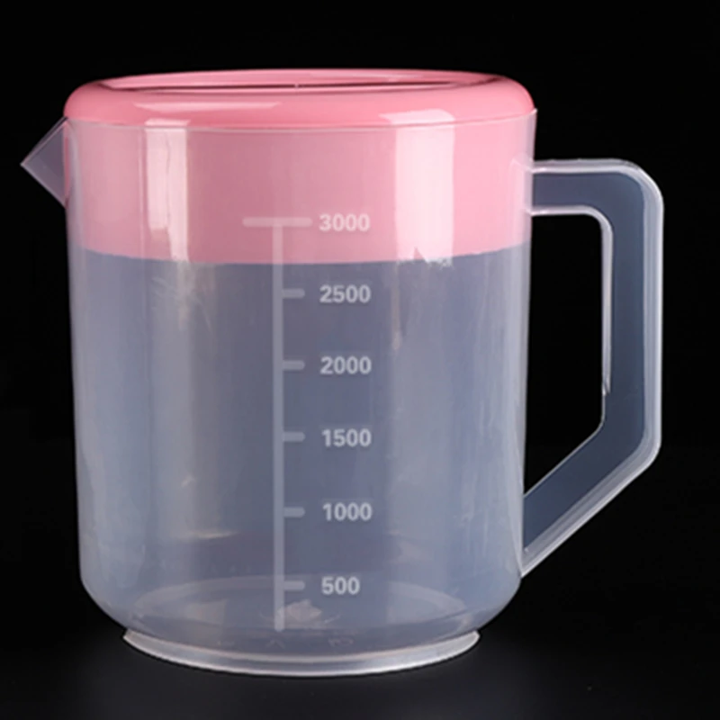 Aixiangru Plastic Pitcher, Water Jug, Temperature Resistant Tea Pot, Heat Bubble Tea Kettle, 3L