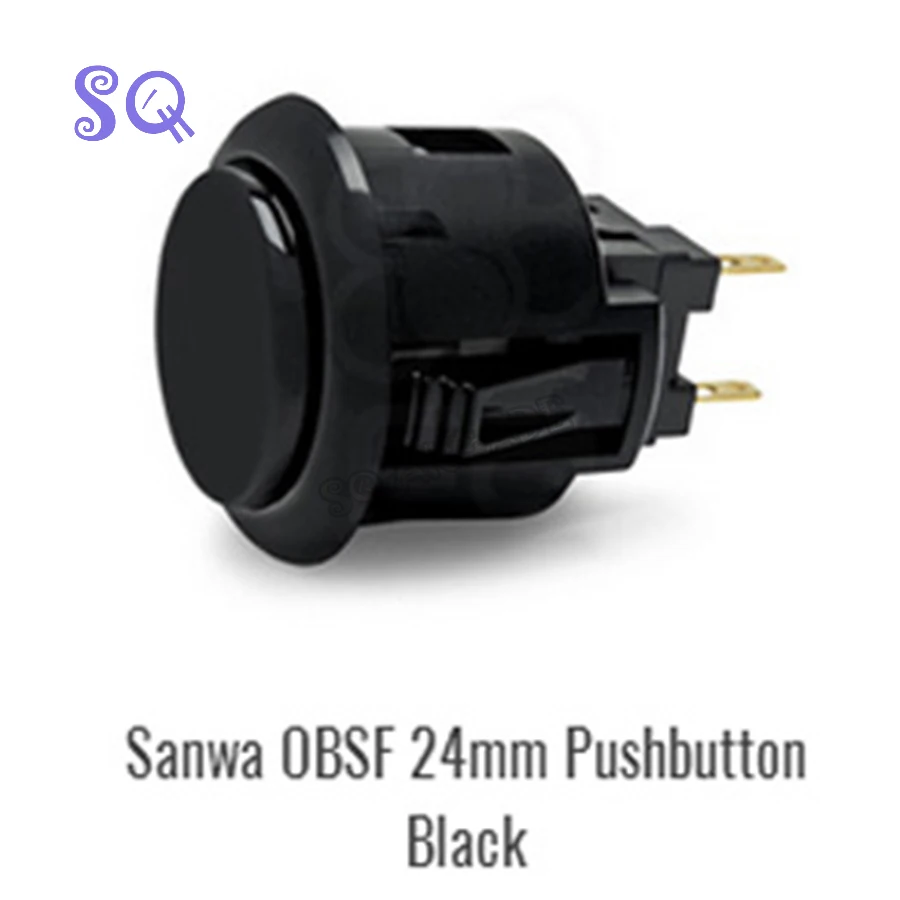 Original OBSF-24 Official Sanwa Push Button for Coin Operated Arcade Game Cabinet Parts Accessories