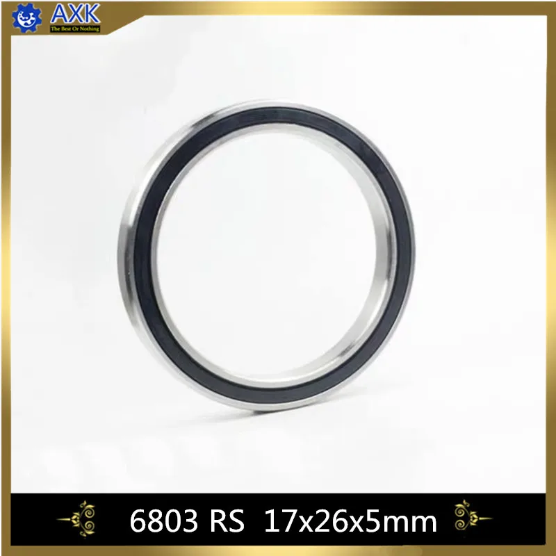 6803 2RS Bearing 17*26*5 mm ( 10 PCS ) ABEC-1 Metric Thin Section 61803RS 6803 RS Ball Bearings 6803RS