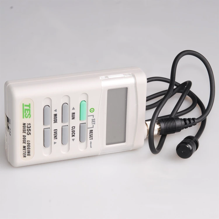 TES-1354 소음 복용량 측정기 소음 선량계 노출 시간 소음 측정기 70-90dB 용 백색 소음 기계