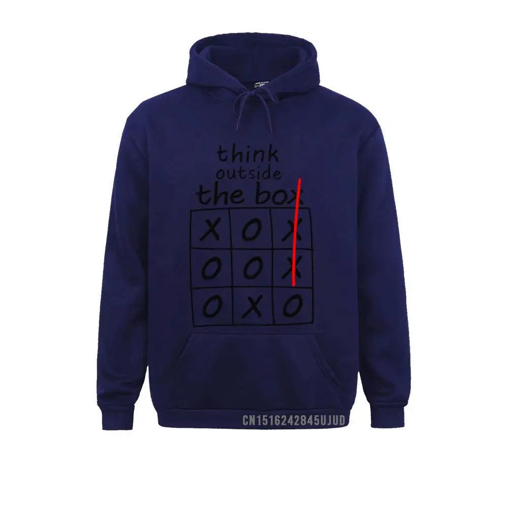 Think Outside The Box Funny Hoodies Men Sweatshirts Brand Fashion Mens Sportswear Winter Pullover Men Hip Hop Fashion Casual