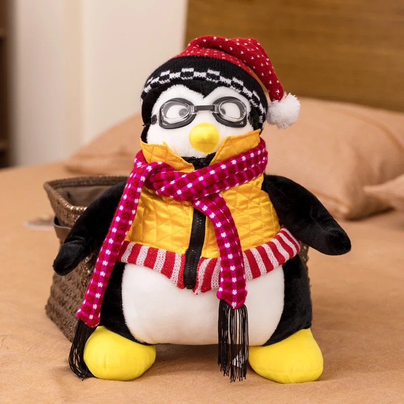 45Cm Penguins Knuffels Ernstige Vrienden Tv Toont Joey 'S Vriend Hugsy Penguin Haji Rachel Knuffel Poppen Voor kinderen Gift