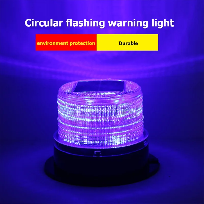 Ourfeng Solar Indicator Lights Rood Blauw Geel Wit Knipperende Auto Magnetische Adsorptie Night Veiligheidswaarschuwing Licht
