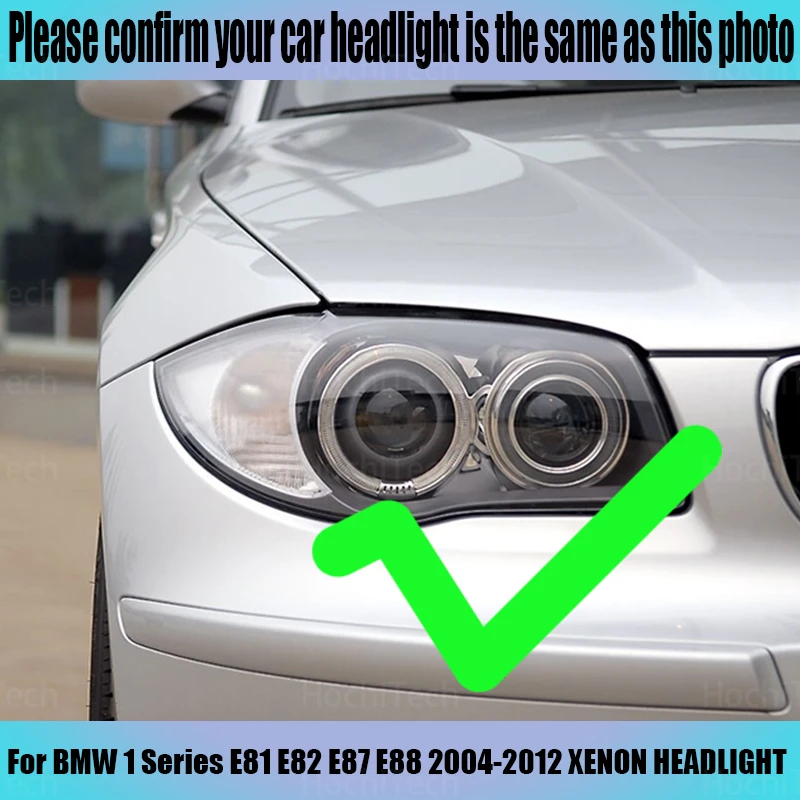 Angel Eyes Kit 6000L Cotton White  Ring Light for BMW 1 Series E81 E82 E87 E88 2004-2012 XENON HEADLIGHT