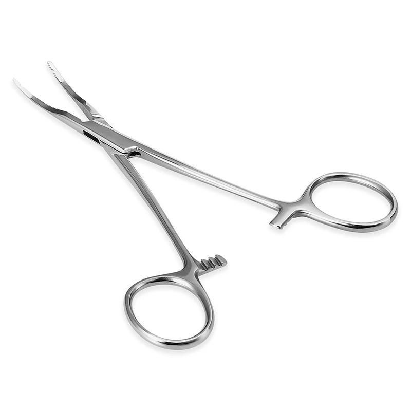 Sterilized Disposable Biopsy Dermal Anchor Puncher for Skin Surgical Steel Holding Pliers Professional Body Piercing Tool Forcep