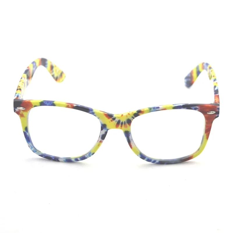 Tie Dye Diffraction Glasses Small Point Heart Diffraction lens