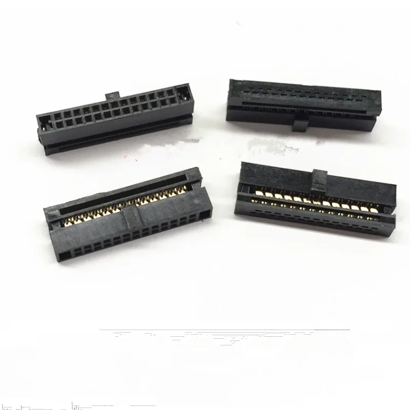 Niujiao-Cabezal de cable IDC, Conector de conexión de 1,27mm, 8P/10P/14P/16P/20P/26P/30P/34P/40P/50P