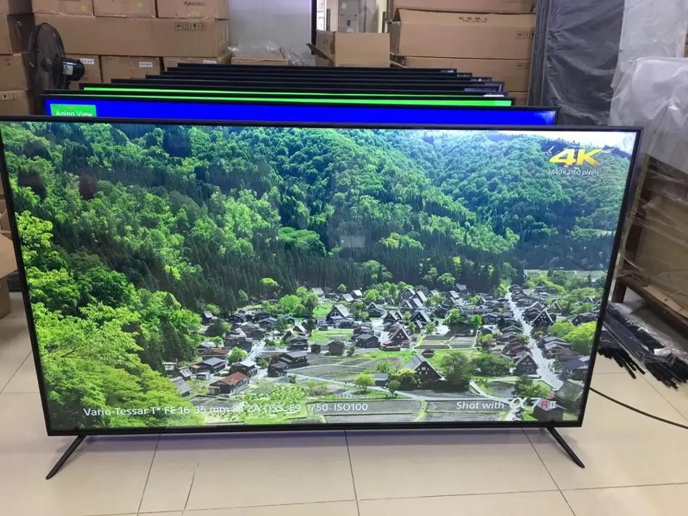 

Television TV 65 75 Inch multiple language wifi Smart Android LCD LED TV 4K television